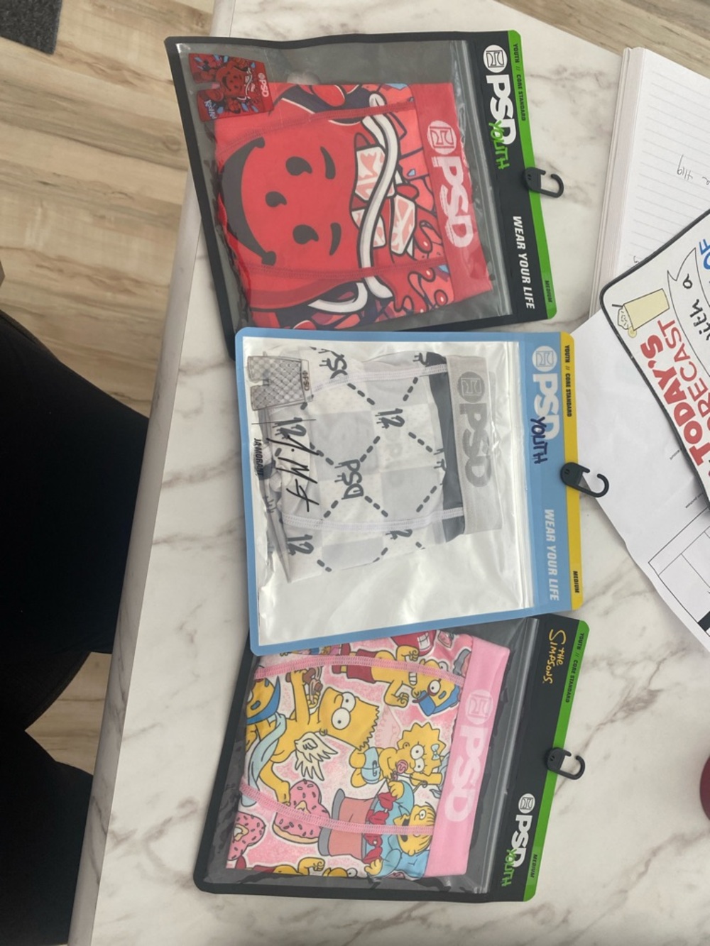 PSD Youth 3 package Graphic Boxer Briefs